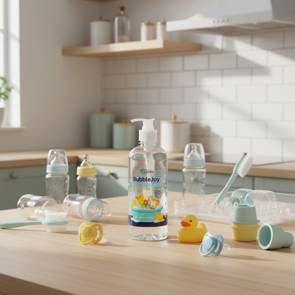 Bubble Joy 500ml | غسول ببرونات وأدوات الأطفال آمن للرضّع